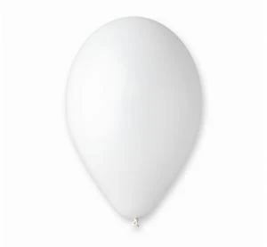 Ballong - Hvit pastell - 100 stk. G90/01 by Godan color Svart