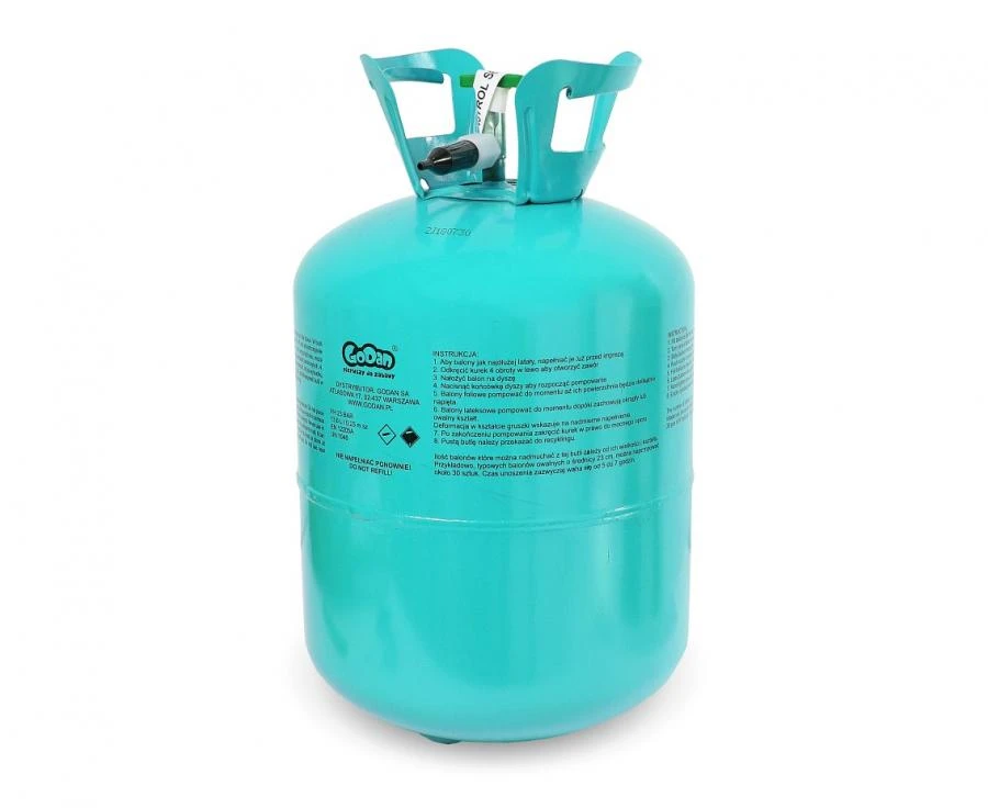 Ballong heliumtank 9 tommer 50 ballonger HG-BJ50 by Godan color Svart