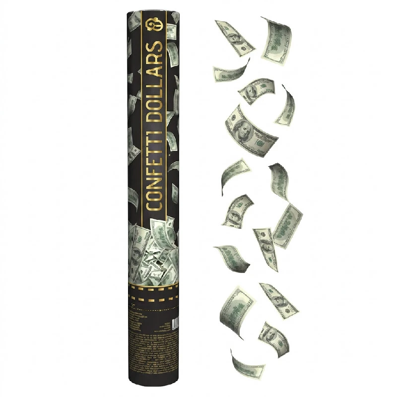 Konfettikanon - Dollars / 40 cm KP-DO40 by Godan color Svart
