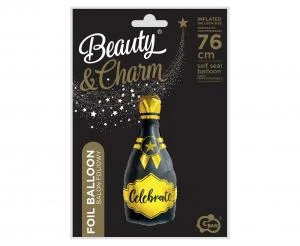 Folieballong B&C Champagne - Feir 35x76 cm PF-BFCE by Godan color Svart
