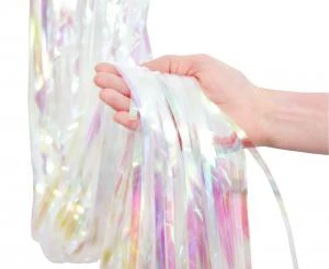 Frynsegardin Iridescent 100 x 200 cm SH-KOPA by Godan color Svart
