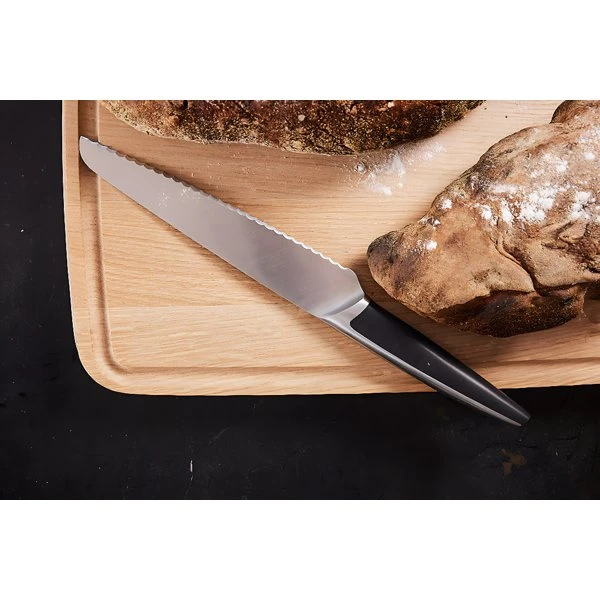Brødkniv 18 cm - RISVIG Acutus 400005 by RISVIG color Silver/svart