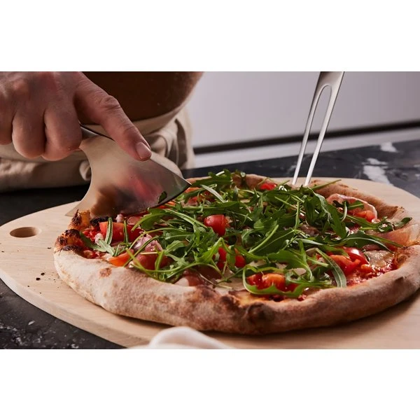 Pizzakniv 13 cm - RISVIG Acutus 400012 by RISVIG color Silver/svart