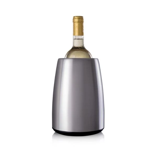 VACUVIN Vinkjøler Active Elegant Sølv V3649360 by VACUVIN color Svart
