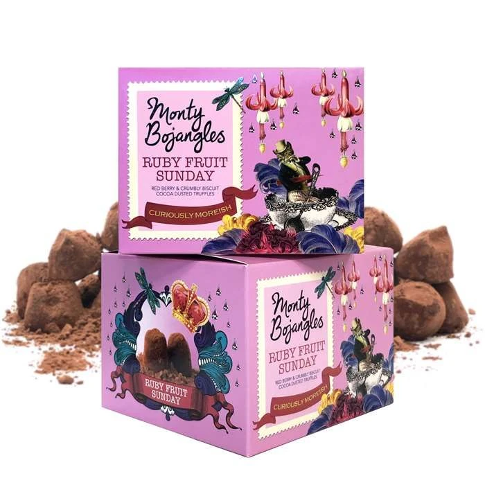 Monty Bojangles Sjokoladetrøffel - Sjokolade / Røde bær 150 G GBMON0106 by Monty Bojangles color Svart
