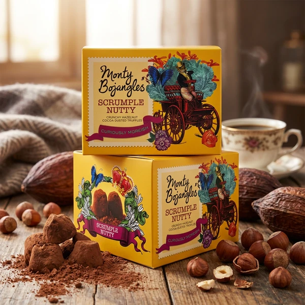 Monty Bojangles Sjokoladetrøffel - Ristede Hasselnøtter 150 G GBMON0107 by Monty Bojangles color Svart