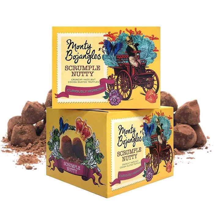 Monty Bojangles Sjokoladetrøffel - Ristede Hasselnøtter 150 G GBMON0107 by Monty Bojangles color Svart