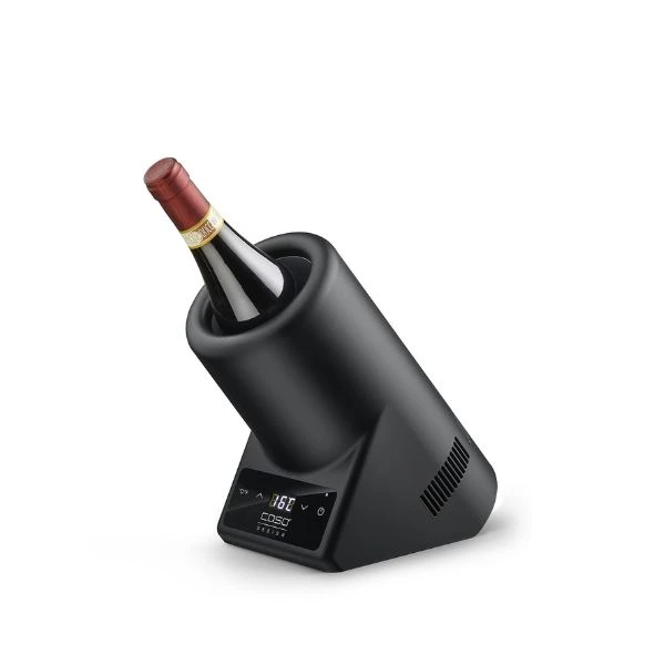 Caso WineCase One Rund Sort Vinkjøler Ø9cm CS615 by CASO color Svart