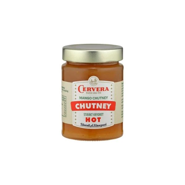 Mango Chutney Hot - 350 g 11538 by CERVERA color Svart