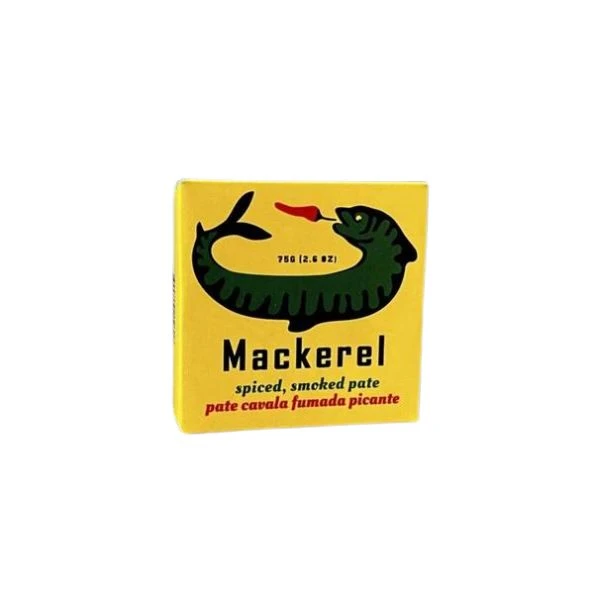 Makrellpaté Røkt/Krydret 75 G 351789 by José Gourmet color Svart