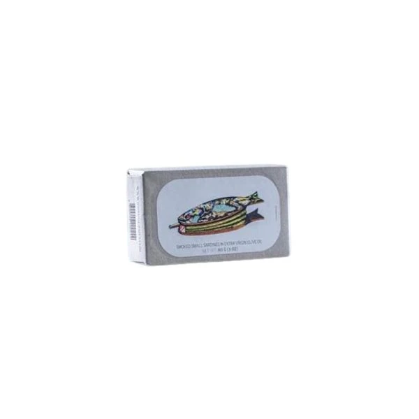 Sardiner Små Røkte i Olivenolje 90 g 352203 by José Gourmet color Svart