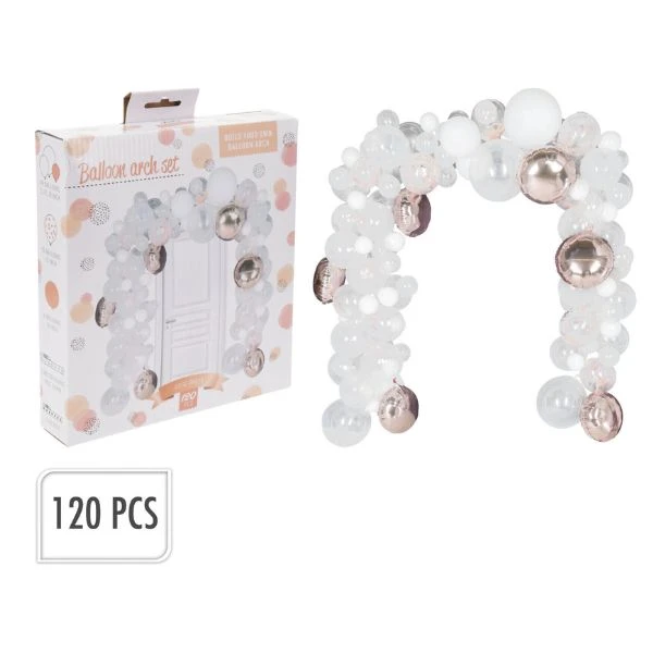 Ballongbue 122 stk rosegull 491021490 by Koop color Koppar