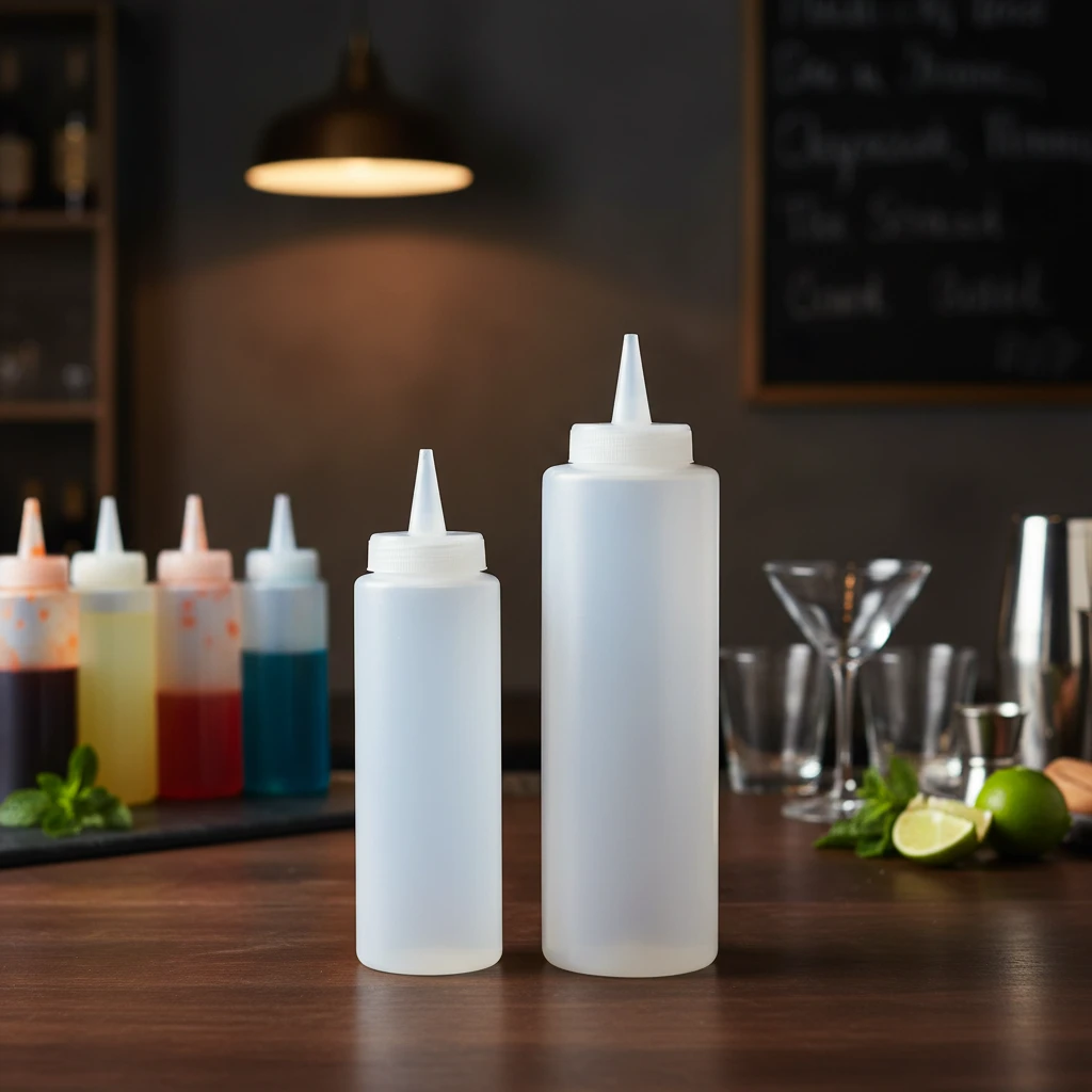 Flaske til pynting PE 2 stk 170488930 by Koop color Helder