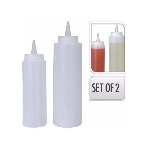 Flaske til pynting PE 2 stk 170488930 by Koop color Helder