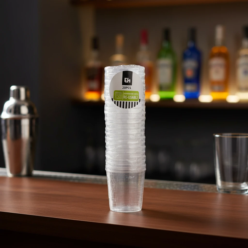 Shotglass 30ml, 20 stk 178000670 by Koop color Helder