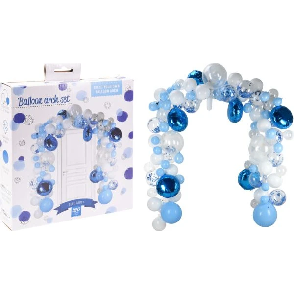 Ballongbue 122 stk blå 491021500 by Koop color Blauw
