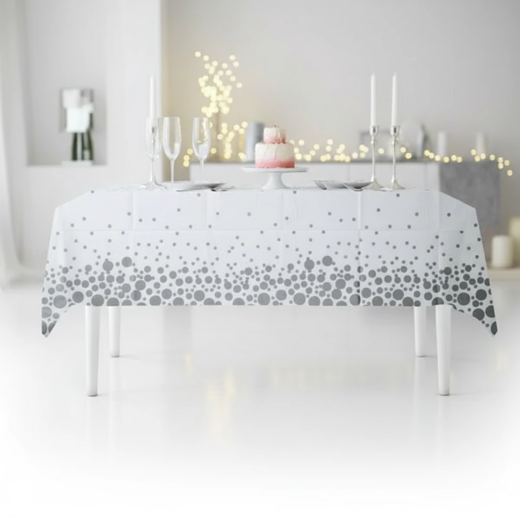 Duk 130x220cm Sølv 491021690 by Koop color Silver