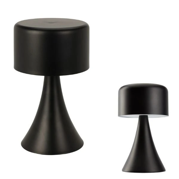 Bordlampe LED, dia. 12x21cm batteridrevet C46000520 by Koop color Svart