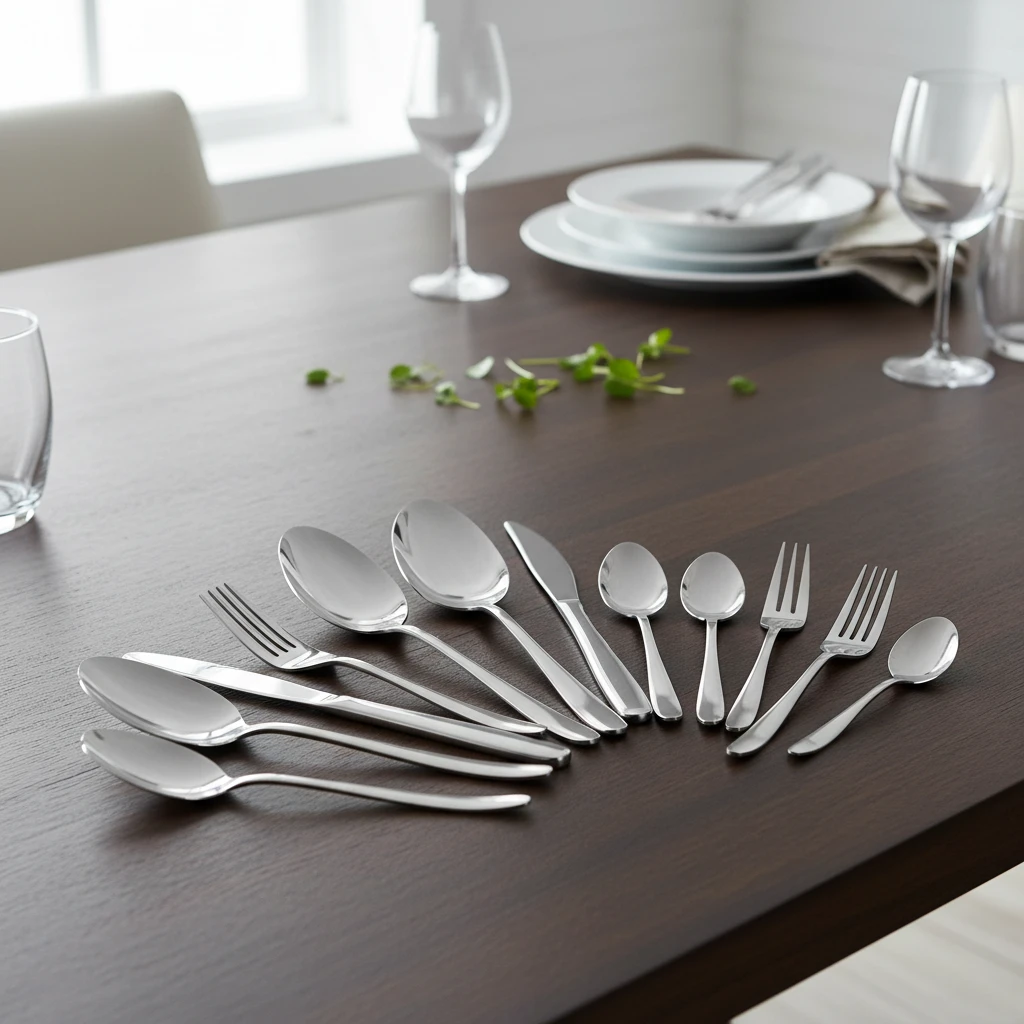 Bestikksett 39 deler - Rustfritt stål, sølv CC4100760 by Koop color Silver