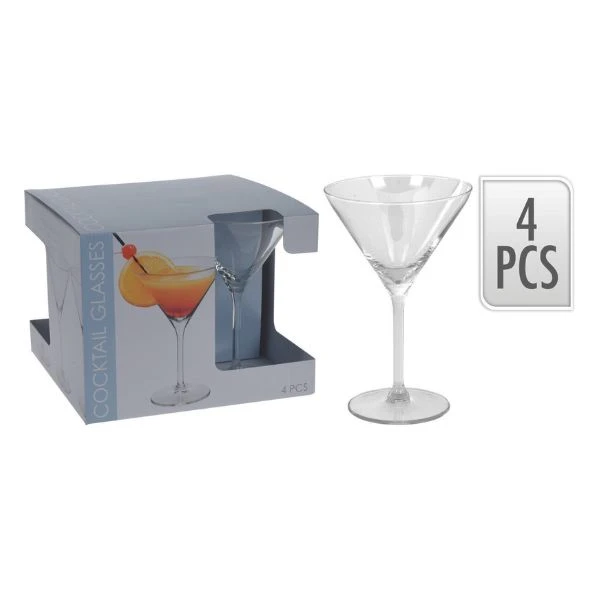 4 stk. Martiniglass 26 cl CC7000730 by Koop color Helder