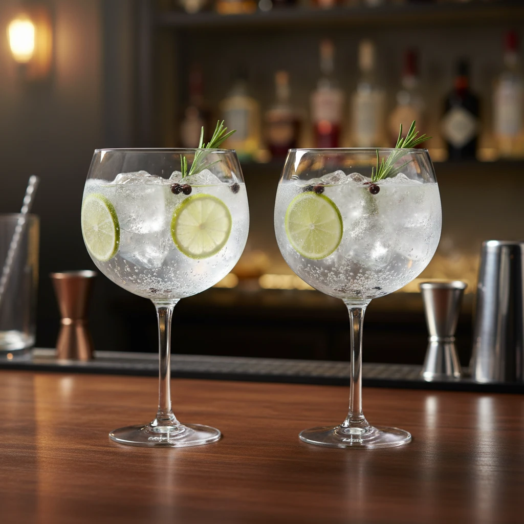 Gin og tonic-glass 650ml 2 stk CC7001750 by Koop color Helder