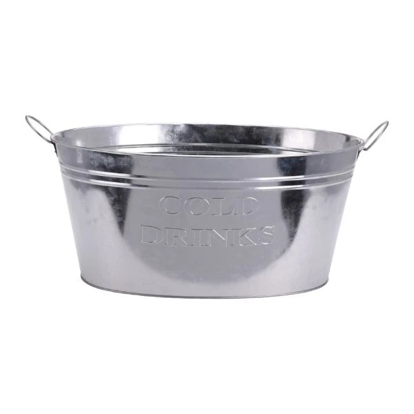 Oval sinkbalje 50x35cm DR8200080 by Koop color Silver