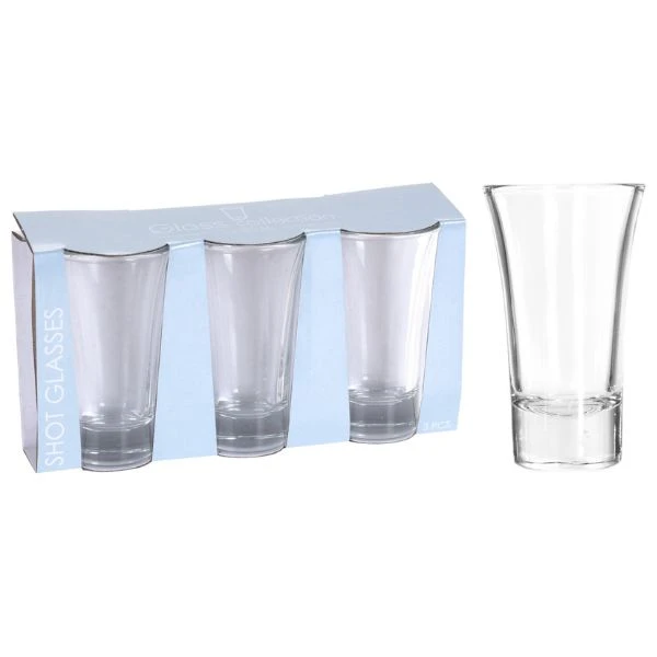 Shotglass 80ml 3 stk YE6000740 by Koop color Svart