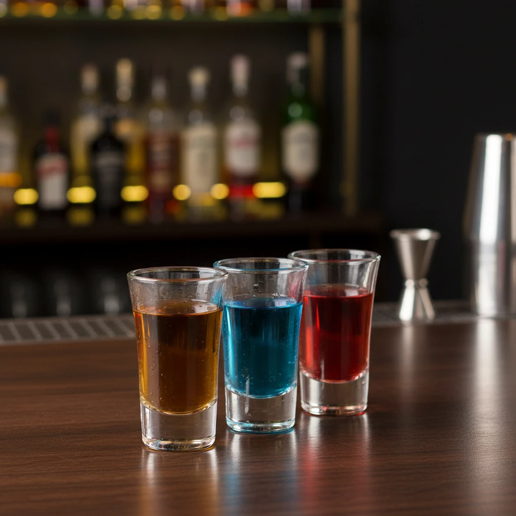 Shotglass 80ml 3 stk YE6000740 by Koop color Svart
