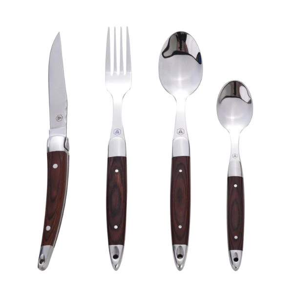 Laguiole bestikksett 16 deler 40269071 by Laguiole color Svart