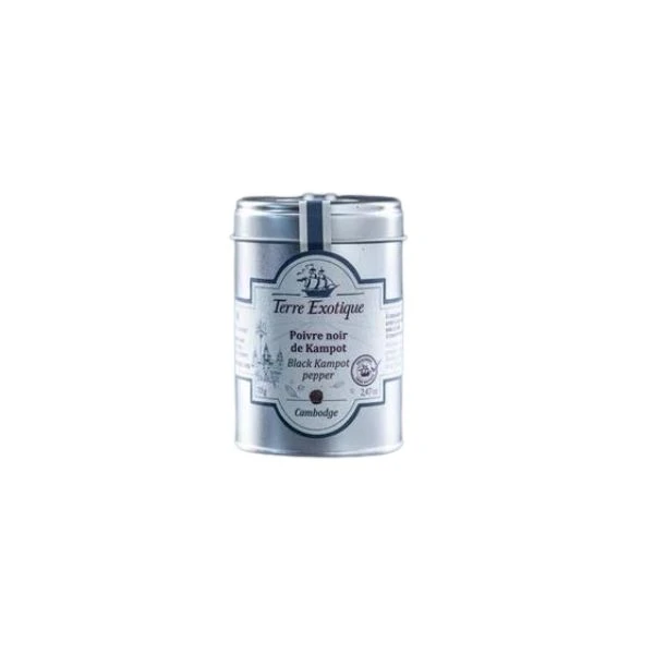 Svart Kampot-pepper 70g Terre Exotique 325455 by Terre Exotique color Svart