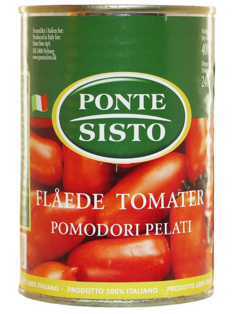 Flådde tomater Easy Open DS (400 G) 91919 by Ponte Sisto color Svart
