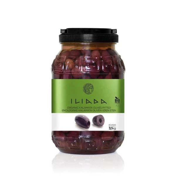 Kalamata-oliven uten stein Øko SP (3,1 KG) 311475 by Iliada color Svart