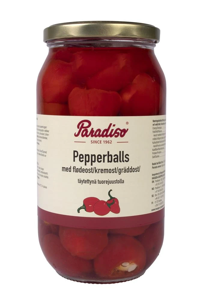 Pepperballs med friskost GL (950 g) 223088 by PARADISO color Svart