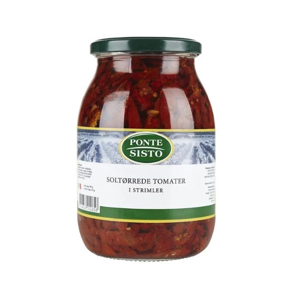 Soltørkede Tomater i Olje i Strimler 980 g 230444 by Ponte Sisto color Svart