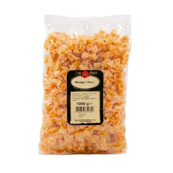 Tørkede mangoterninger PS (1 kg) 129613 by SUNBEST color Svart