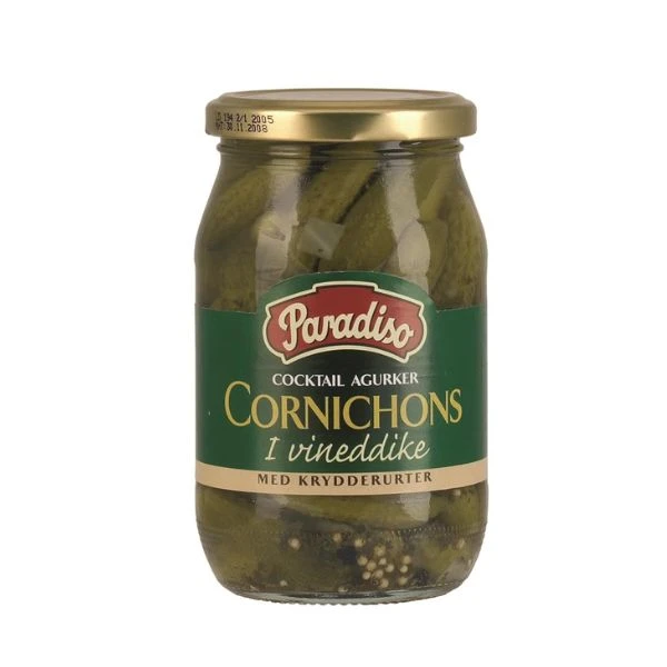 Cornichons på glass (330 g) 26284 by PARADISO color Svart