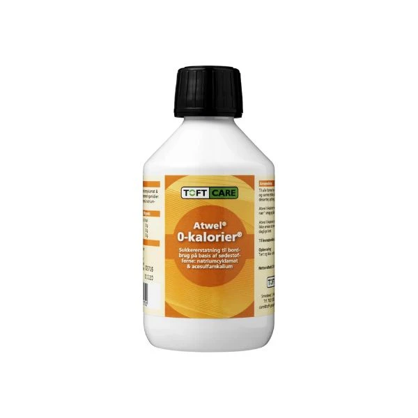 Atwel 0-Kalorier Søtningsmiddel FL (250 ML) 264362 by Atwel color Svart