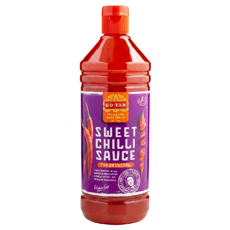 Chilisauce Sweet FL (1 LTR) 301222 by Go-Tan color Svart