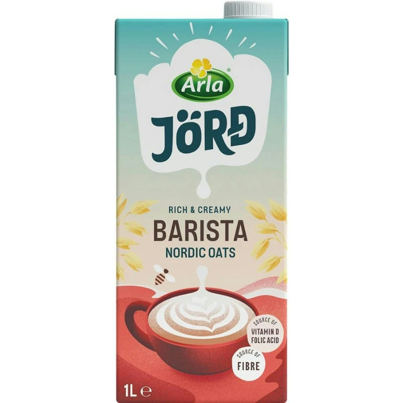 Havredrikk UHT Øko 1 L 326949 by Jörd color Svart