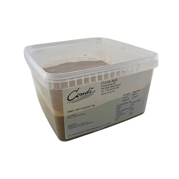 Lakrispulver PS (1 KG) 80298 by Condi color Svart