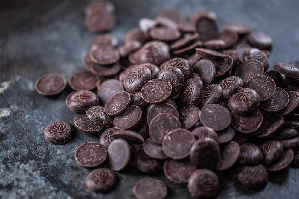 Mørk sjokolade Sao Palme 60% PS (2 KG) 353227 by Felchlin color Svart