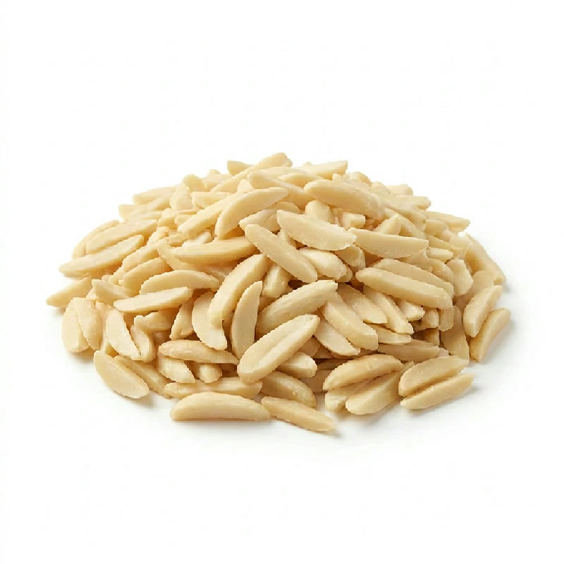 Blansjerte mandelsplitter PS (1 kg) 200491 by ABL FOOD color Svart