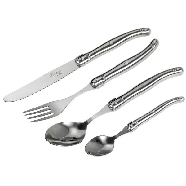 Laguiole By Hâws bestikksett 24 deler rustfritt stål 30-LG0145SS by Laguiole By Hâws color Svart
