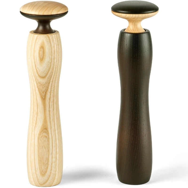 HERCULES salt- og pepperkvern i lys ask – 28,5 cm, Ø 7,5 cm LESPNL by Legnoart color Svart