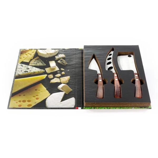 Legnoart LATTE VIVO Ostesett m/ 3 deler, staminatre, mørkt treskaft LECK10A by Legnoart color Svart
