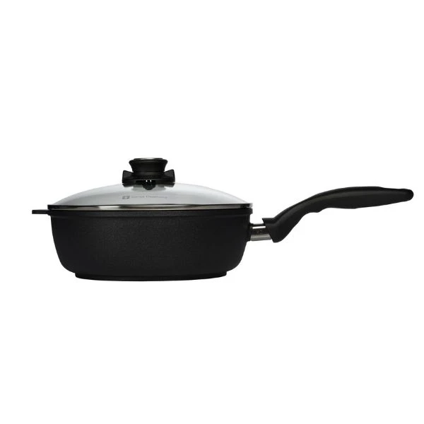 Swiss Diamond kasserolle med lokk 24 cm, induksjon SWXD6724IC by Swiss Diamond color Svart