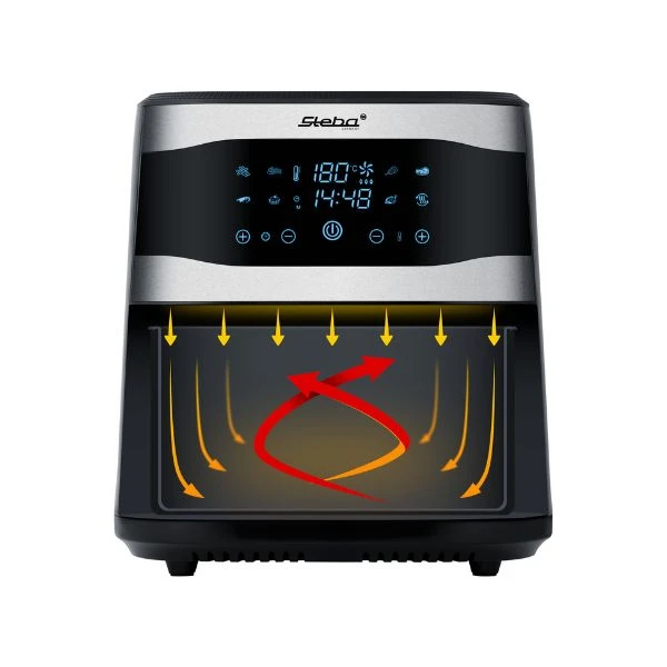 Steba Varmluftsfrityr Family 8 L timer 80-200°C STHF8000FAMILY by Steba color Svart