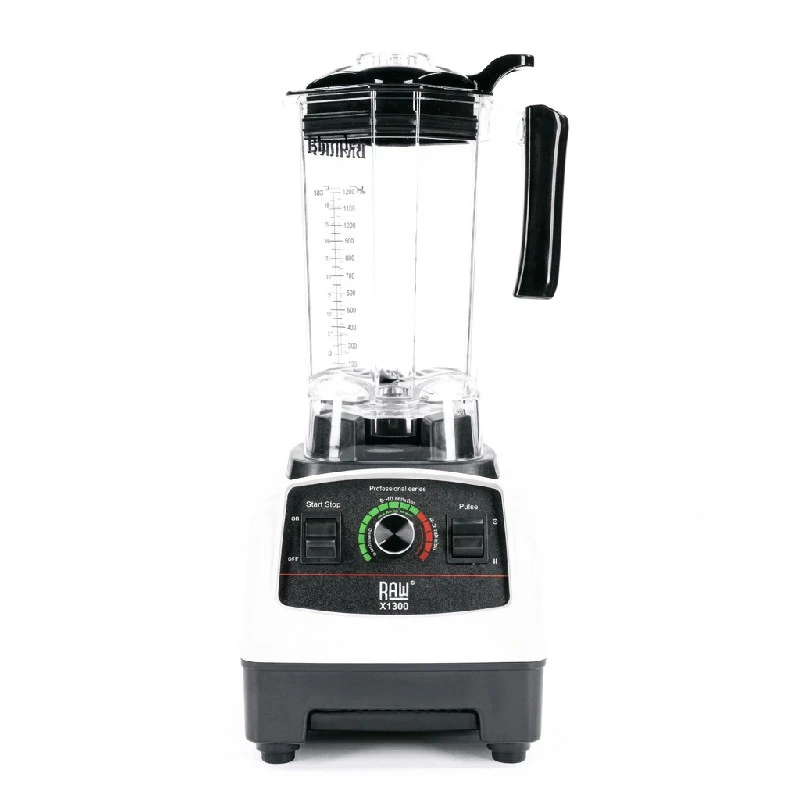 RAW Blender X 1300 Hvit 1.8HK 1.2L 1300W RAWX1300.W by Raw Blende color Svart