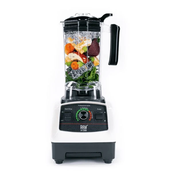 RAW Blender X 1300 Hvit 1.8HK 1.2L 1300W RAWX1300.W by Raw Blende color Svart