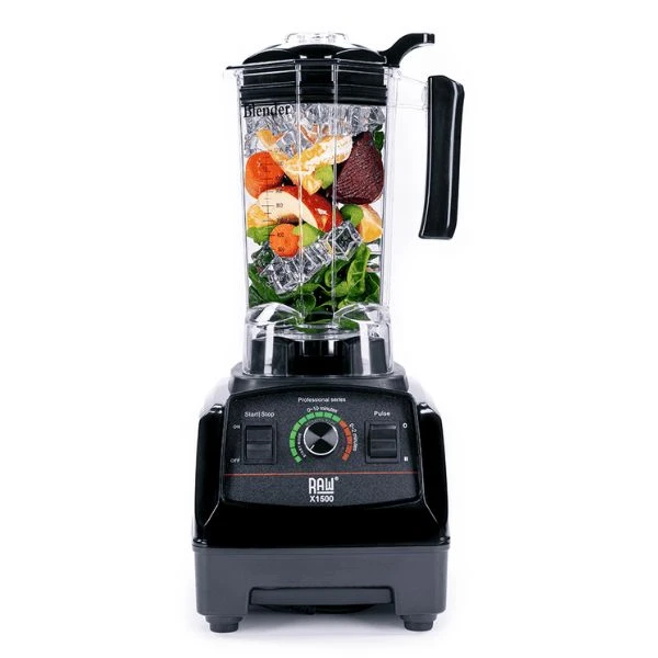RAW Blender X 1500 Svart 2.0HK 1.2L 1500W RAWX1500.B by Raw Blende color Svart
